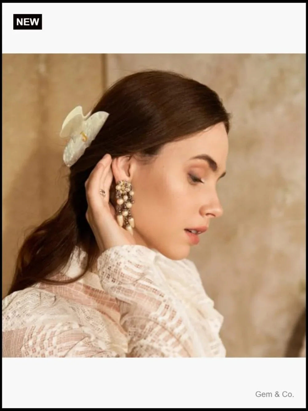 Initial Cute Hair Clips Claw Clip for Women Gift
